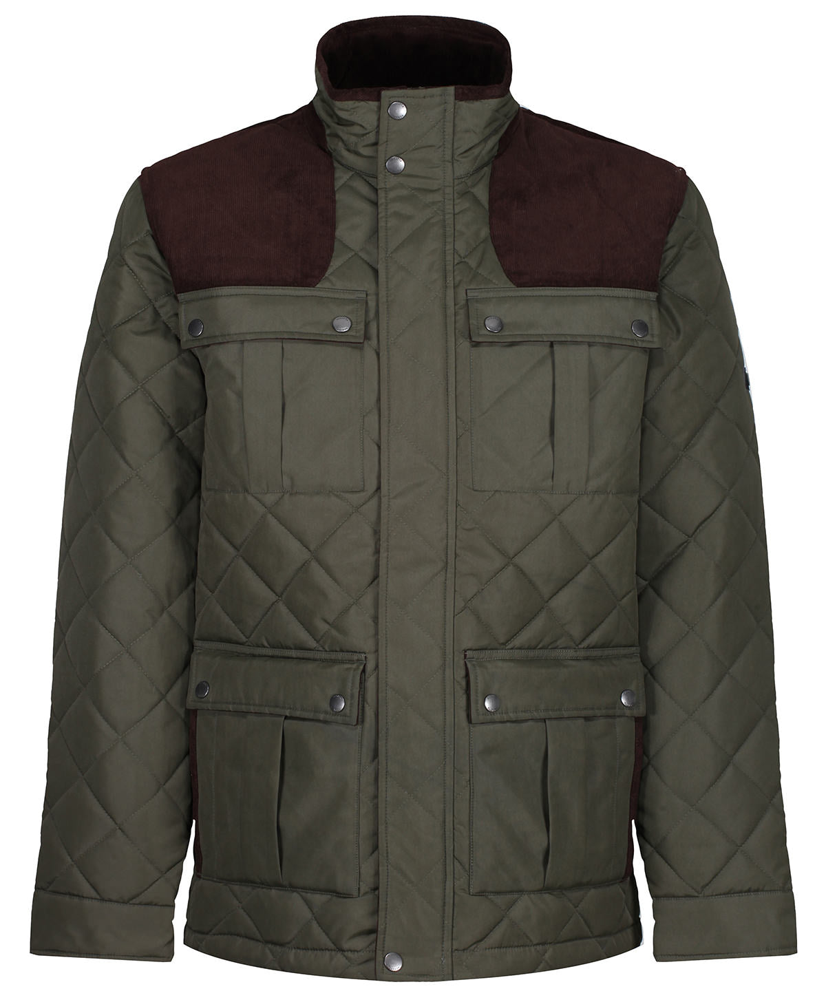 Jackets - Padbury Quiltad Jacka Dark Khaki