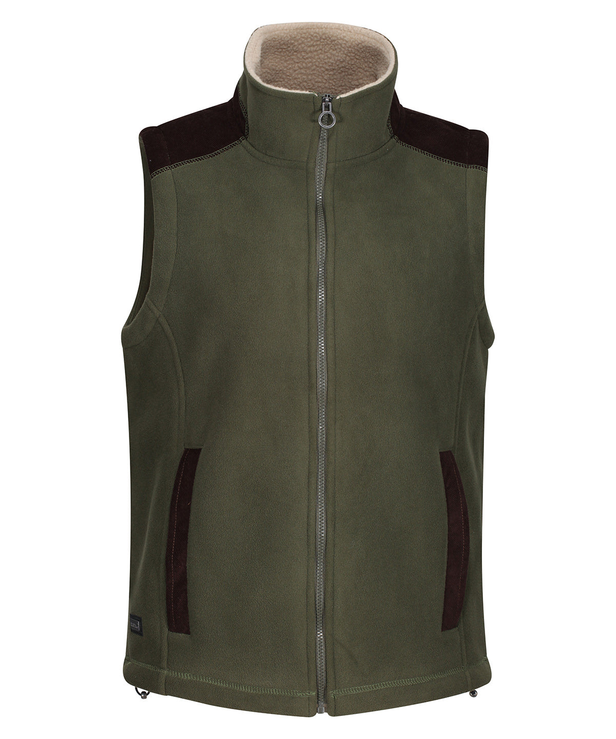 Fleece - Faversham fleece bodywarmer Dark Khaki