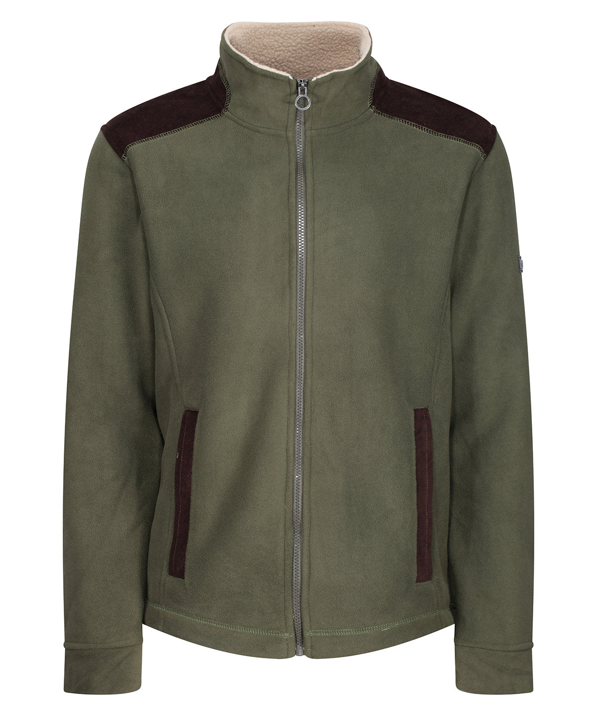 Fleece - Faversham Heldraget Fleece Dark Khaki