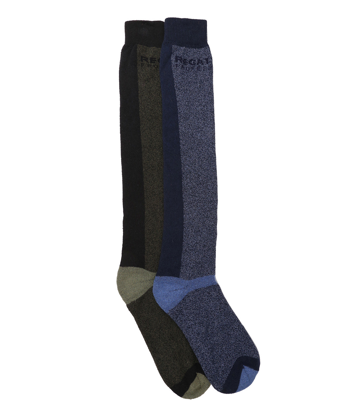 Socks - Pro 2-pack Wellingtonstrumpor Assorted Navy Khaki One size