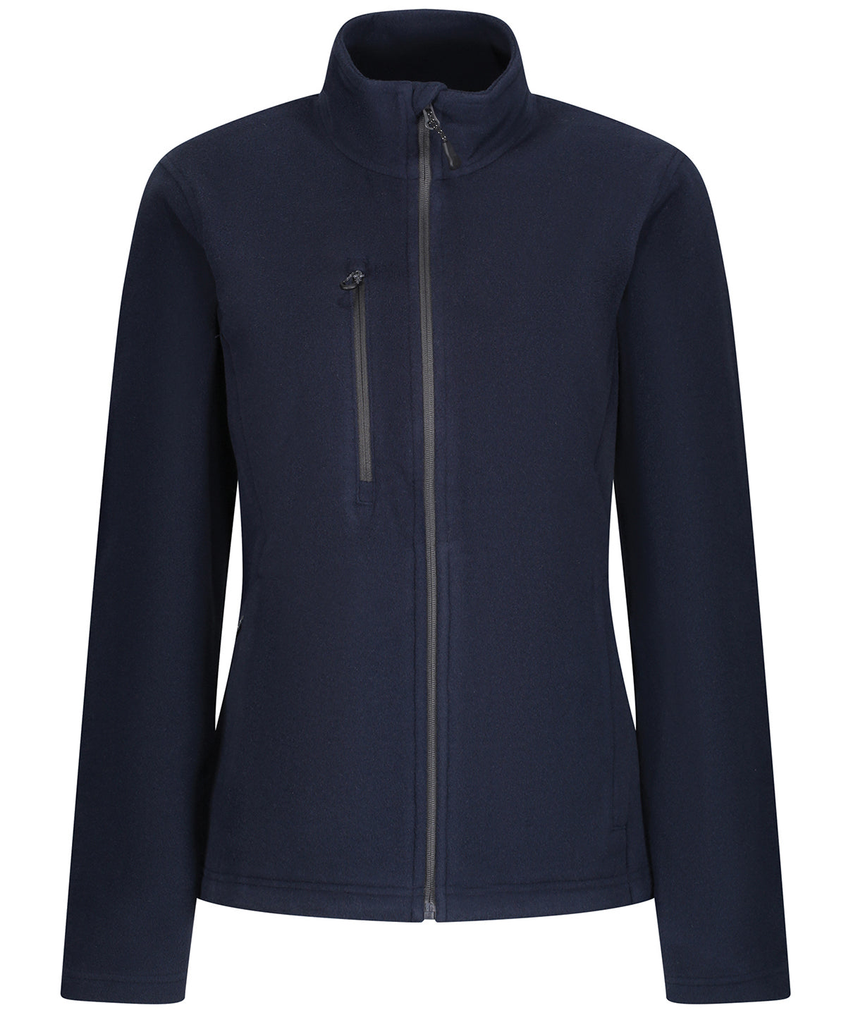 Fleece - Full zip fleece i återvunnet material – komfort och hållbarhet Navy