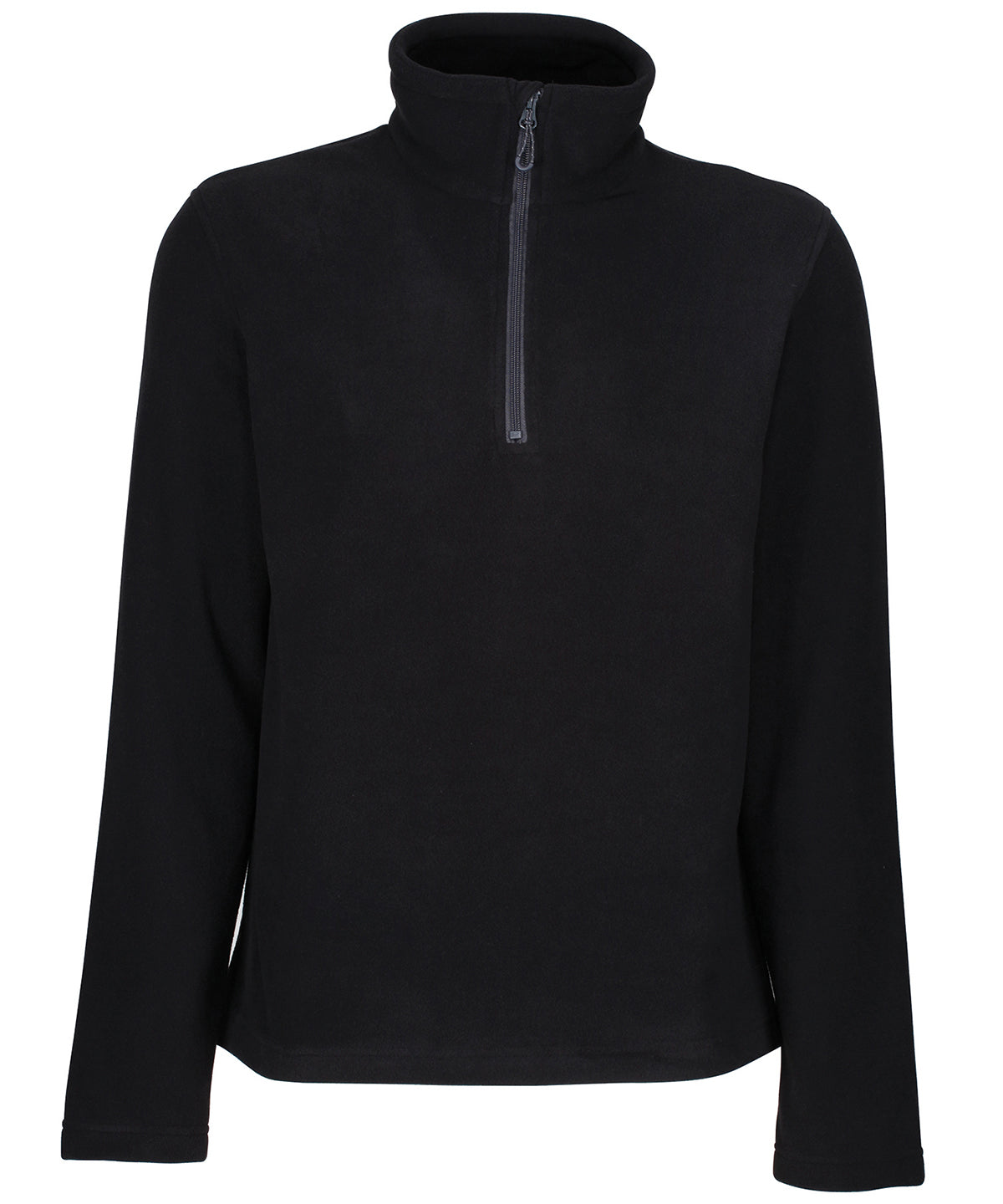 Fleece - Återvunnen Halv Zip Fleece Black