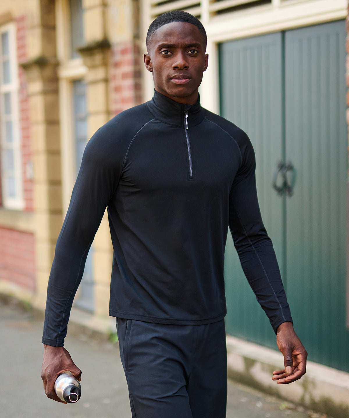 Sports Overtops - Core stretch halv-zip mellanlager för herrar