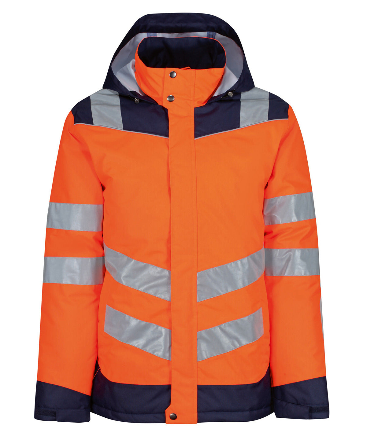 Jackets - Pro hi-vis thermogen uppvärmd jacka för vuxna Orange Navy