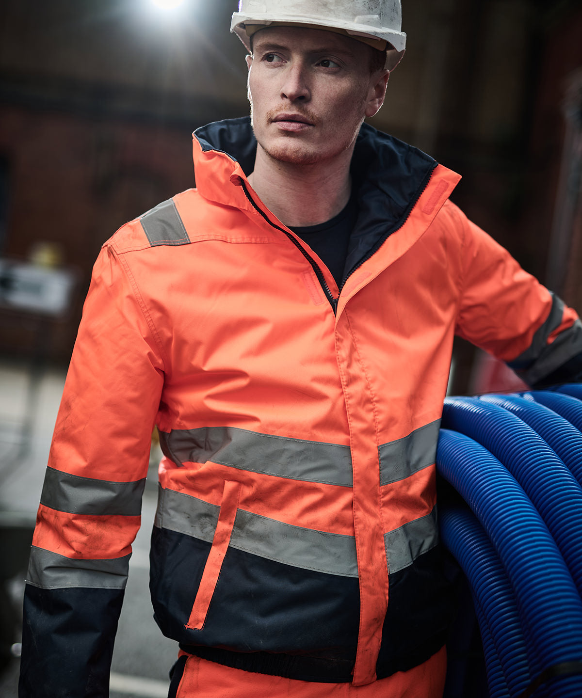 Jackets - Hi-vis klassisk bomberjacka