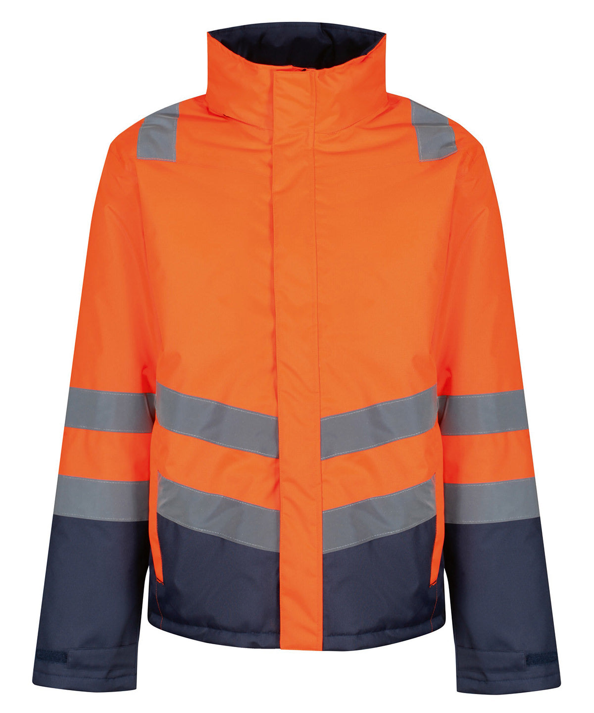 Jackets - Hi-vis isolerad parka för vuxna Orange Navy