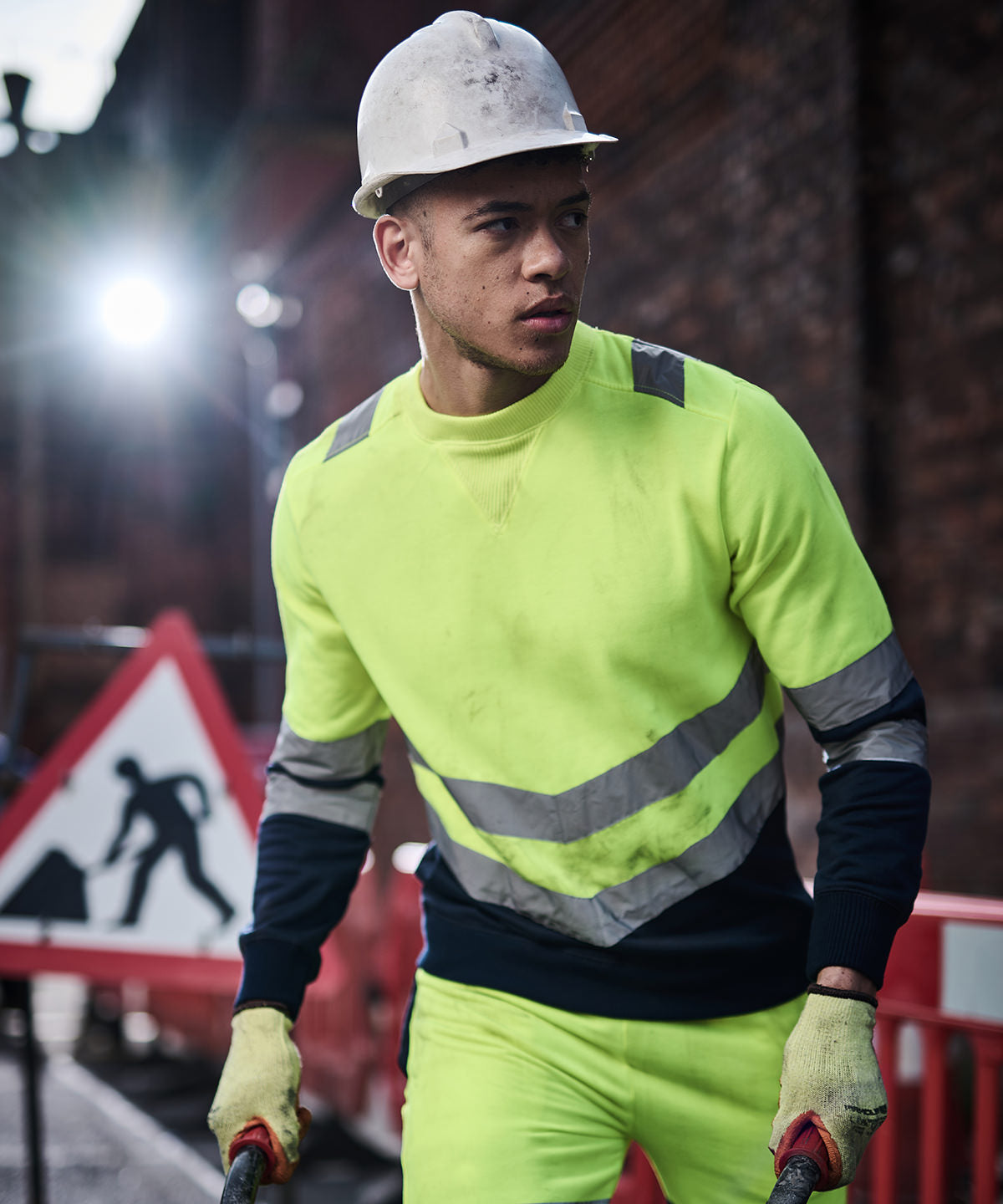 Sweatshirts - Hi-vis tröja för maximal synlighet och komfort