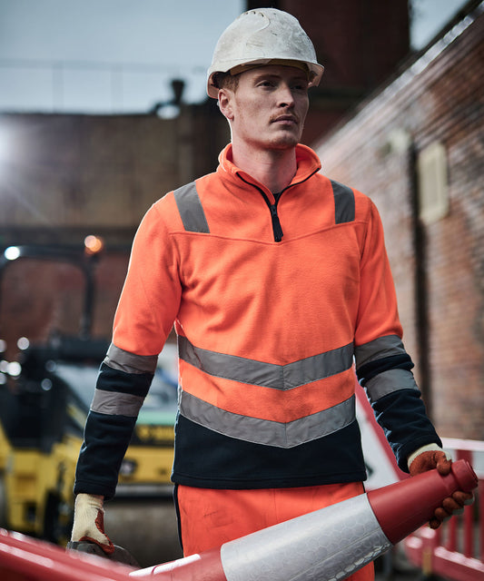 Fleece - Pro hi-vis halvhalsad fleece topp