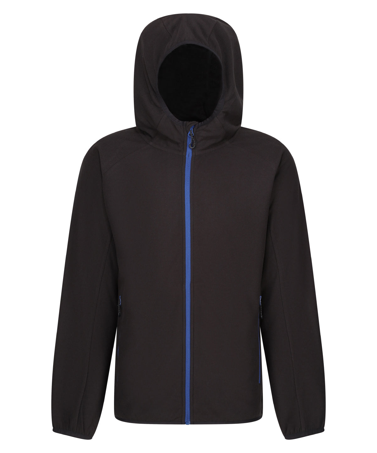 Fleece - Hooded fleecejacka Black New Royal