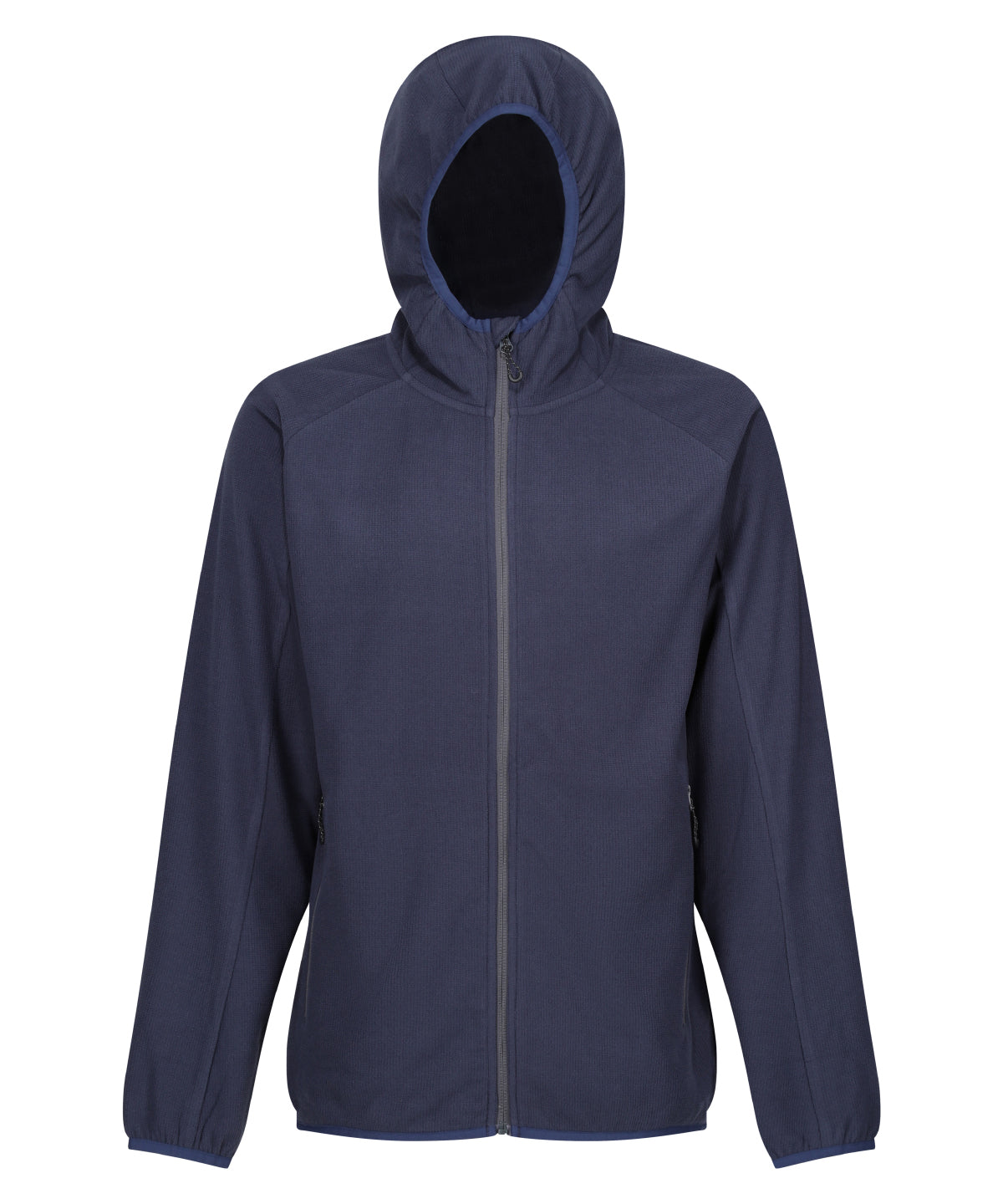 Fleece - Hooded fleecejacka Navy Seal Grey