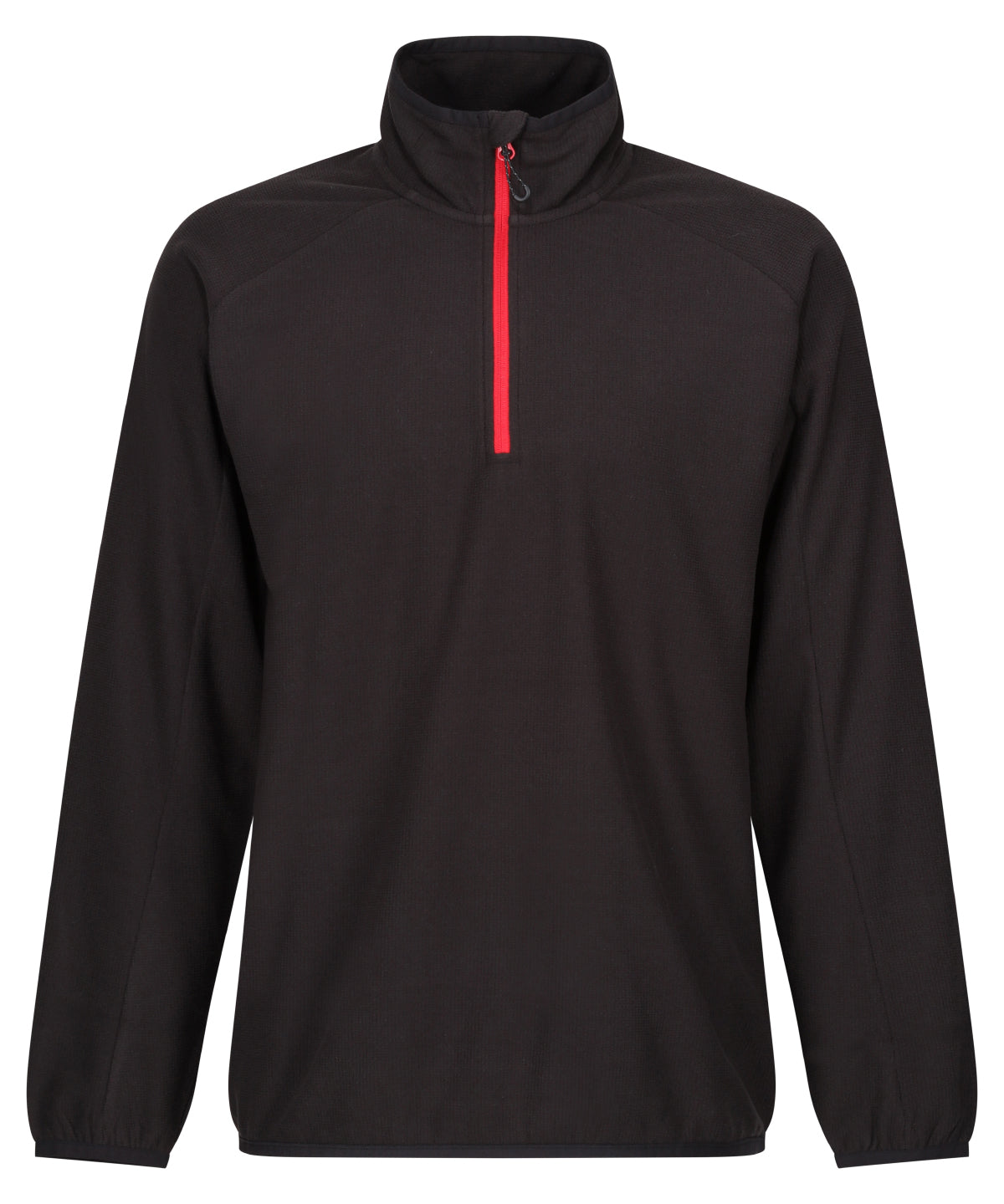 Fleece - Halv-zip fleece – lätt och smidig att bära Black Classic Red