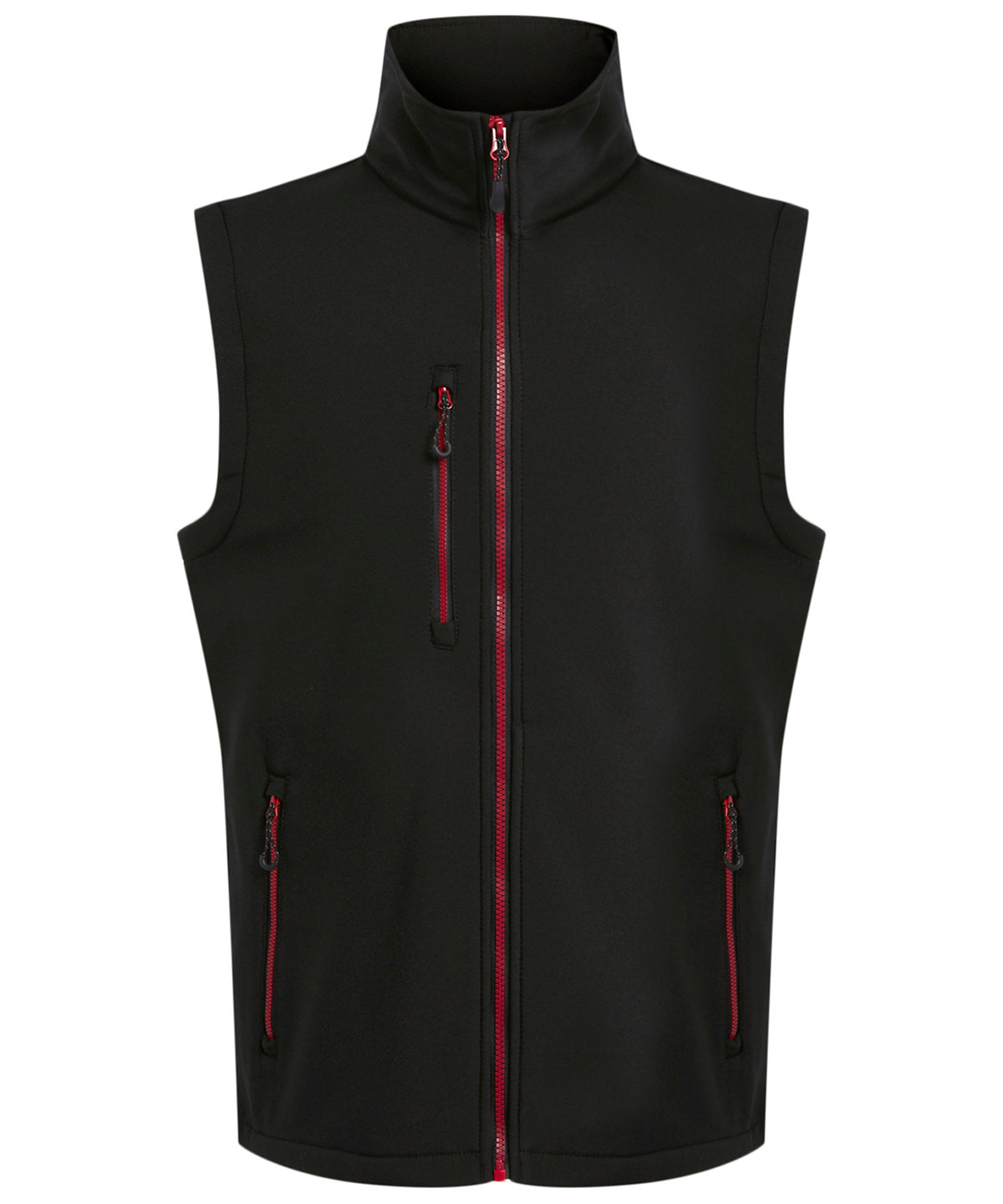 Softshells - Navigera 2-lagers softshell linne för herrar Black Classic Red