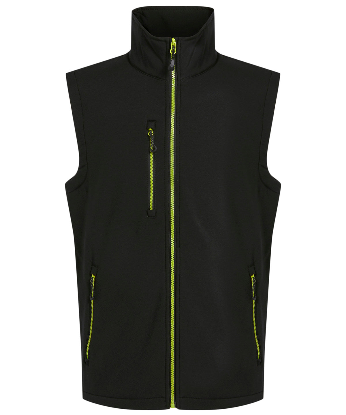 Softshells - Navigera 2-lagers softshell linne för herrar Black Lime