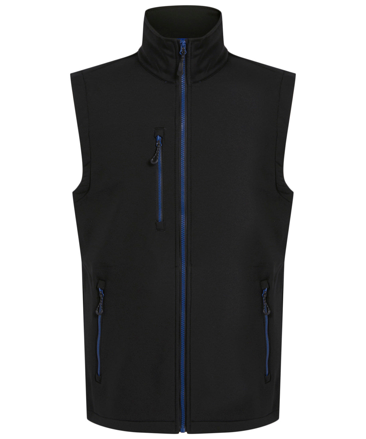 Softshells - Navigera 2-lagers softshell linne för herrar Black New Royal