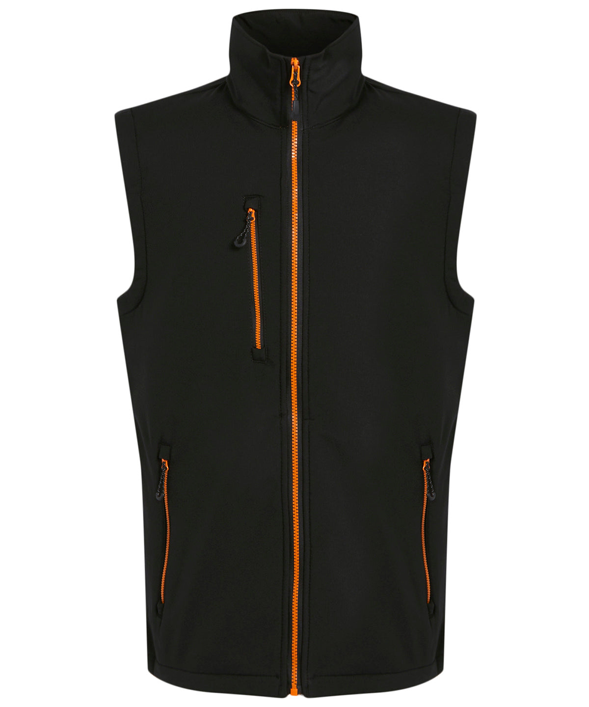 Softshells - Navigera 2-lagers softshell linne för herrar Black Orange Pop