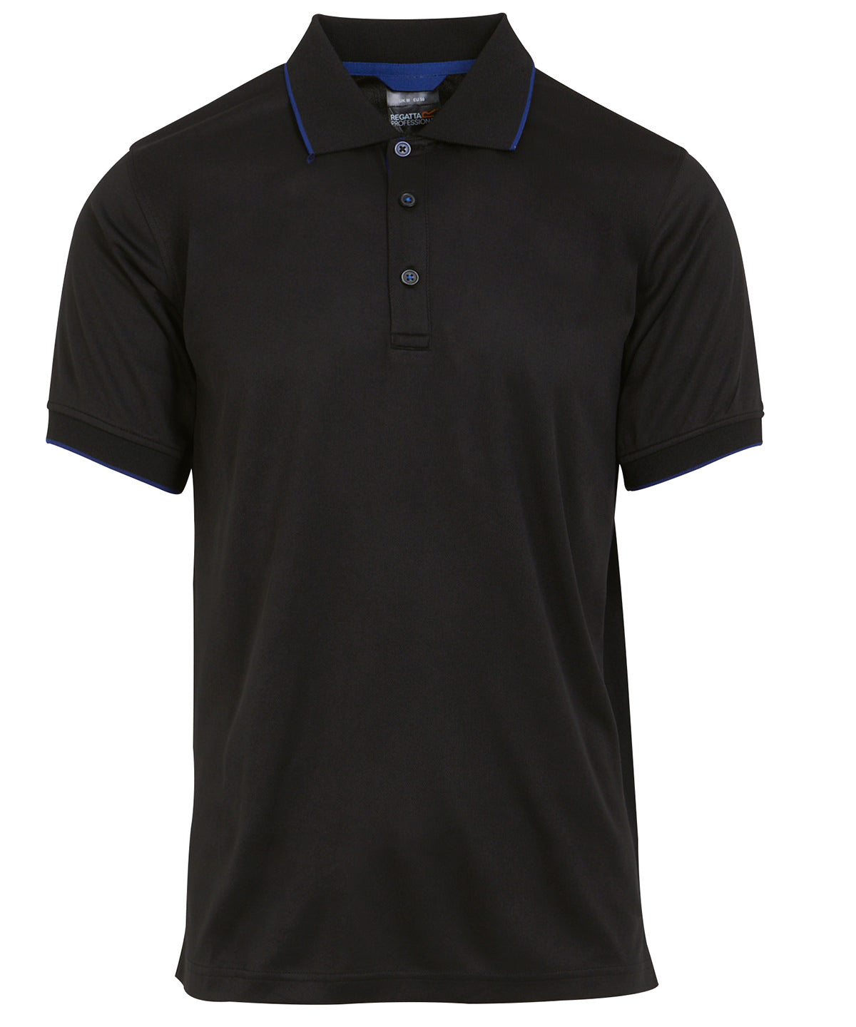 Polos - Navigera kortärmad pikétröja Black New Royal