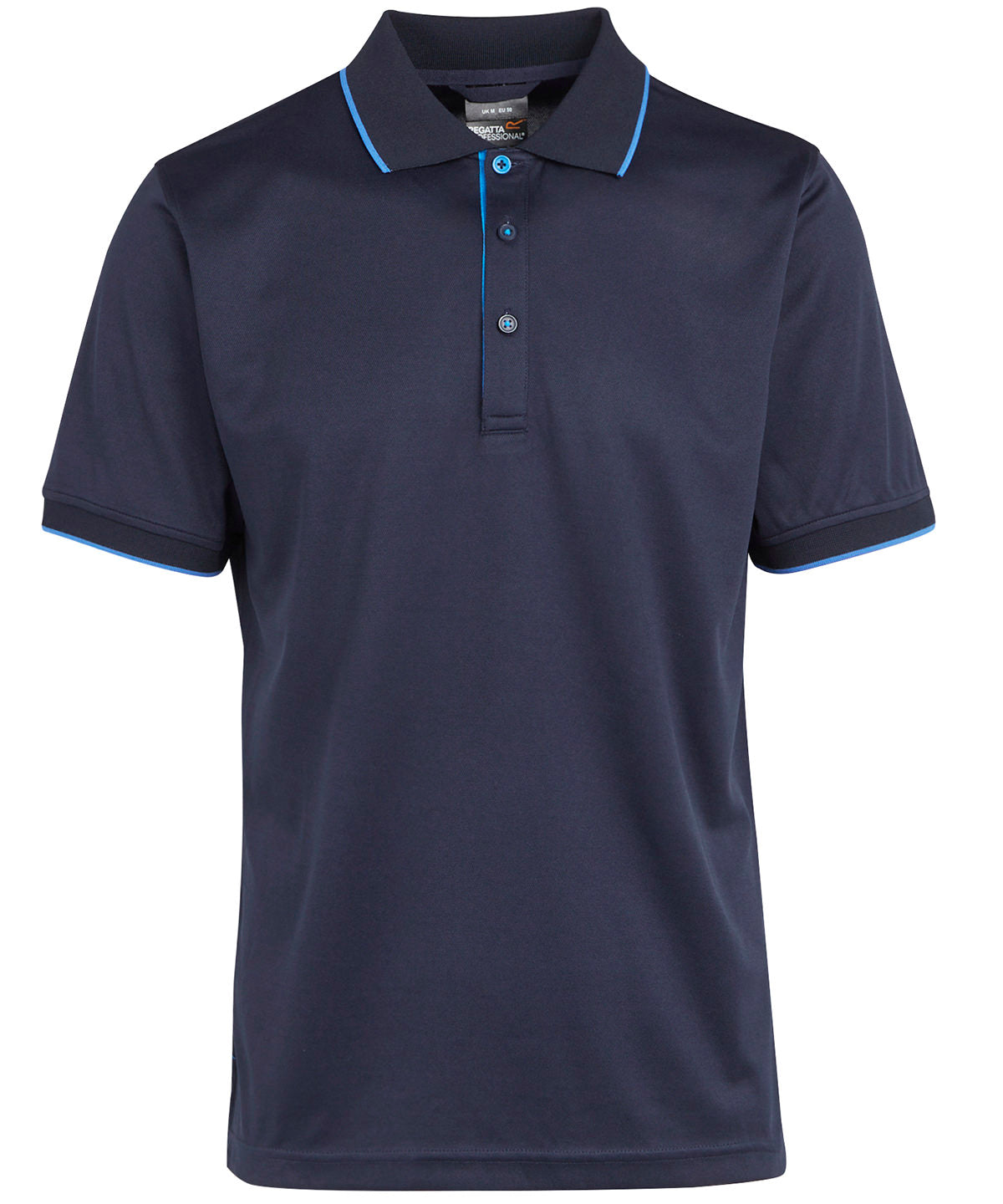 Polos - Navigera kortärmad pikétröja Navy French Blue