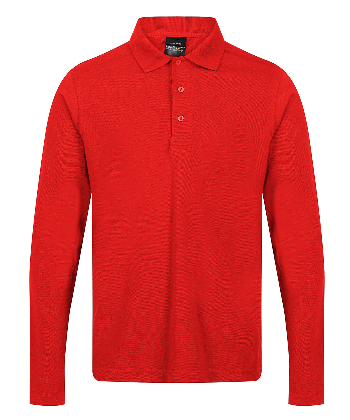 Polos - Långärmad Polotröja för Herrar Classic Red