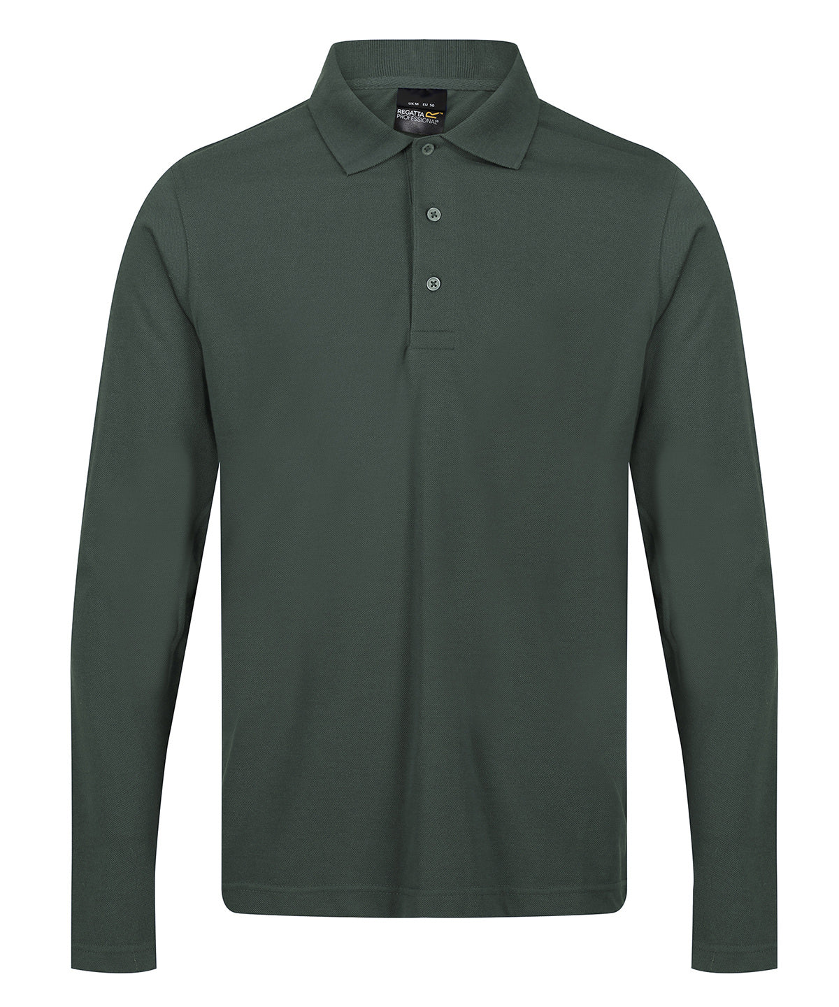 Polos - Långärmad Polotröja för Herrar Dark Green