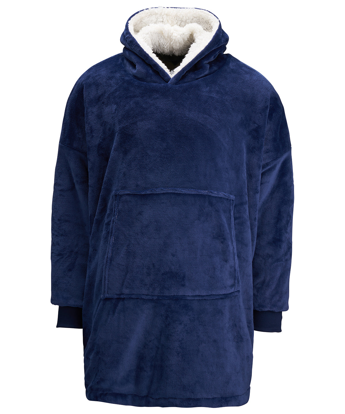 Hoodies - Mysig och Reversibel Sherpa Hoodie Blue One size