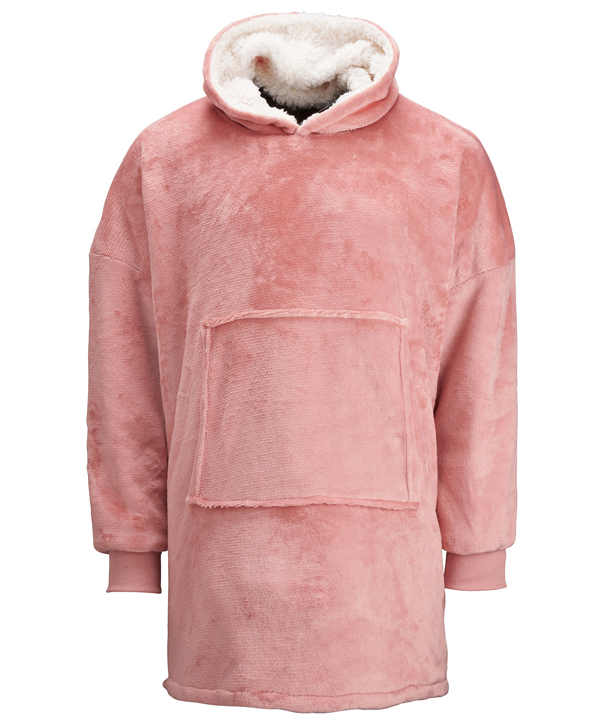 Hoodies - Mysig och Reversibel Sherpa Hoodie Pink One size