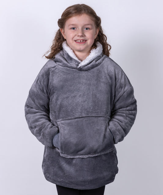 Hoodies - Barnens Mysiga Reversibla Sherpa Hoodie