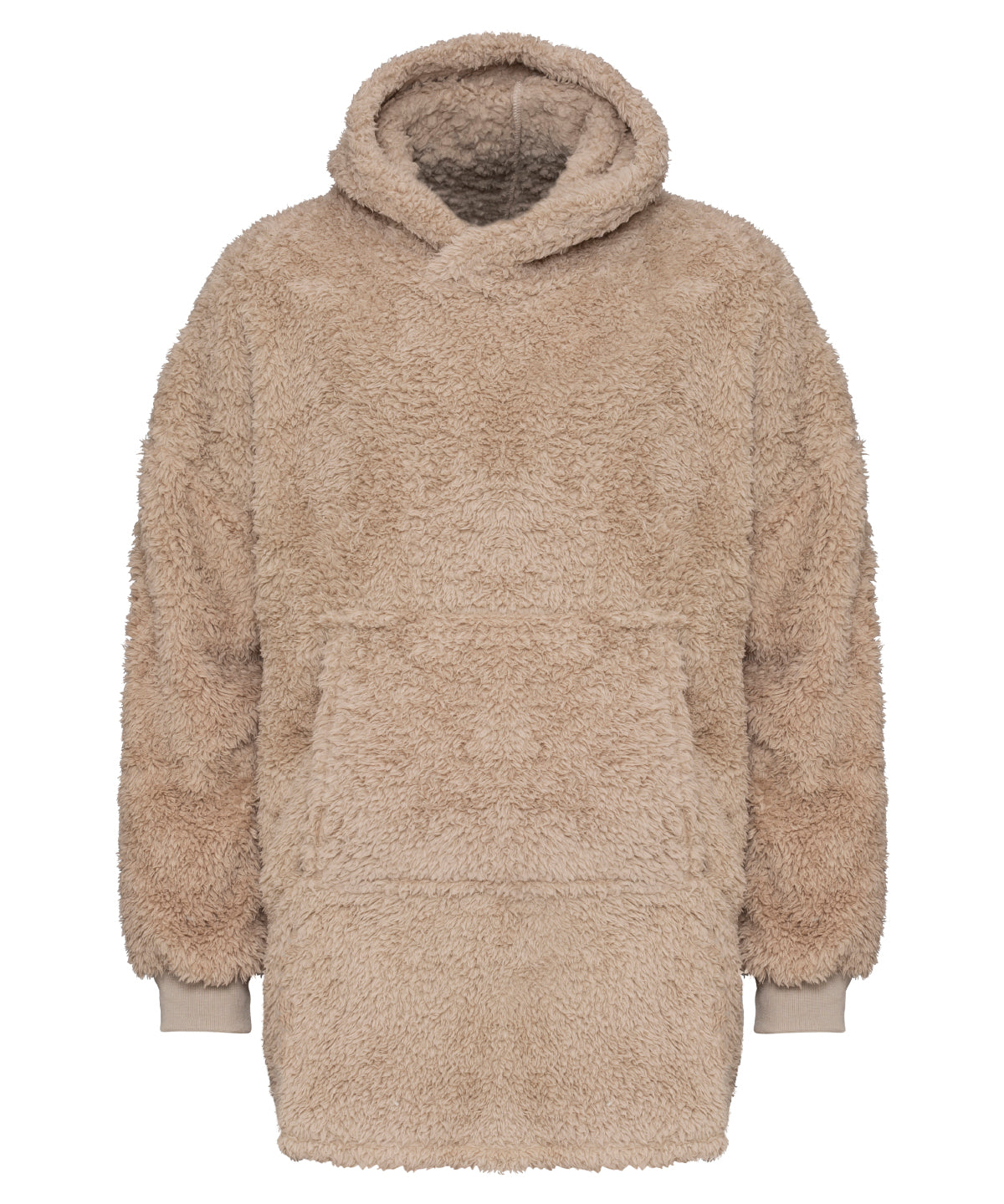 Hoodies - Teddy-fleece hoodie Natural One size