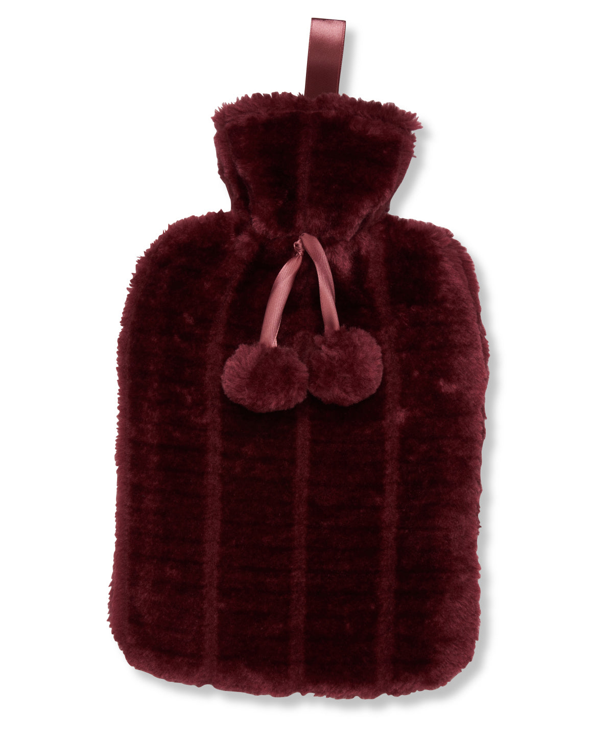 Hot Water Bottle Covers - Fejkpäls varmvattenflaska – stil och funktionalitet Red 2 Litre