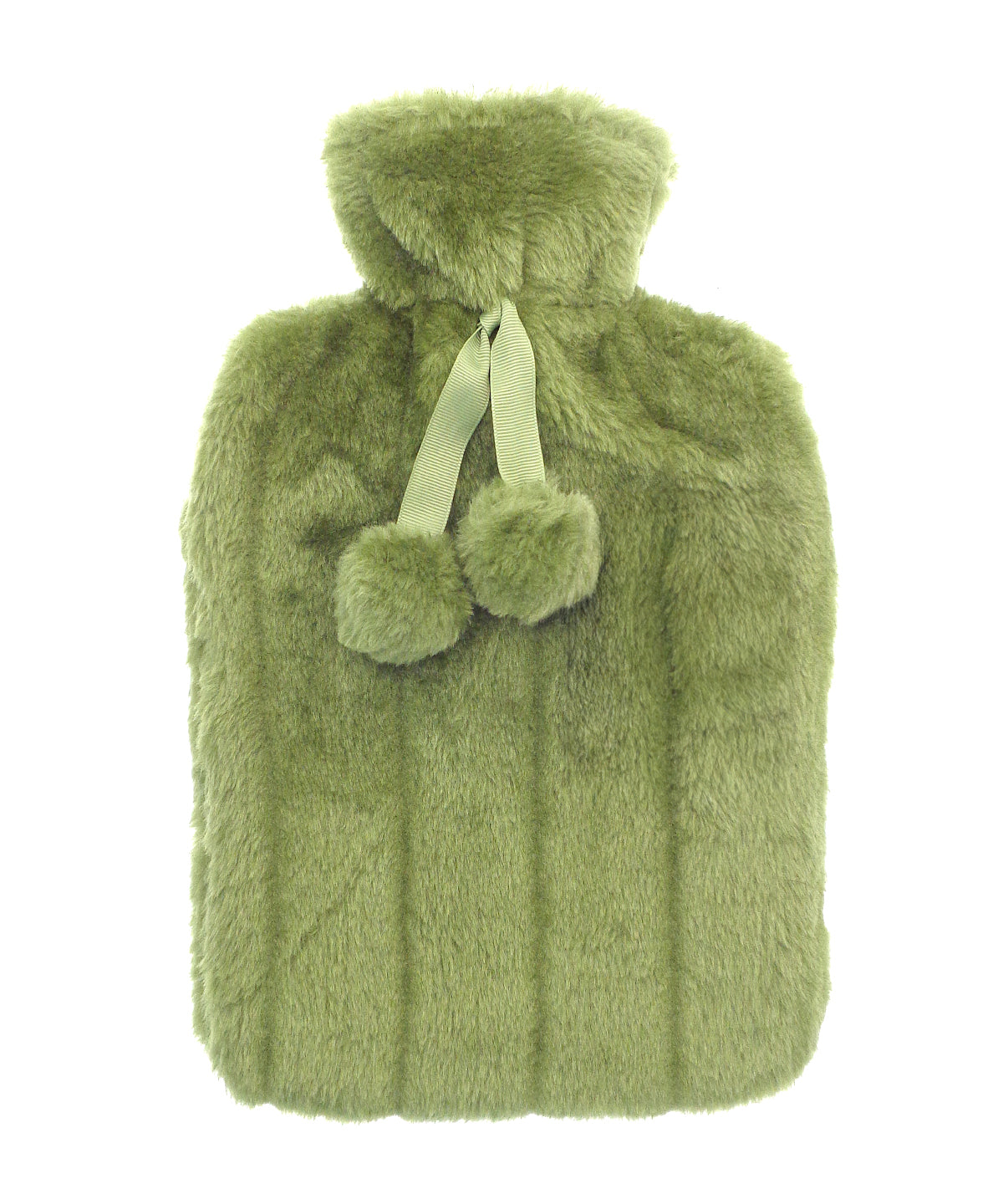 Hot Water Bottle Covers - Fejkpäls varmvattenflaska – stil och funktionalitet Sage 2L