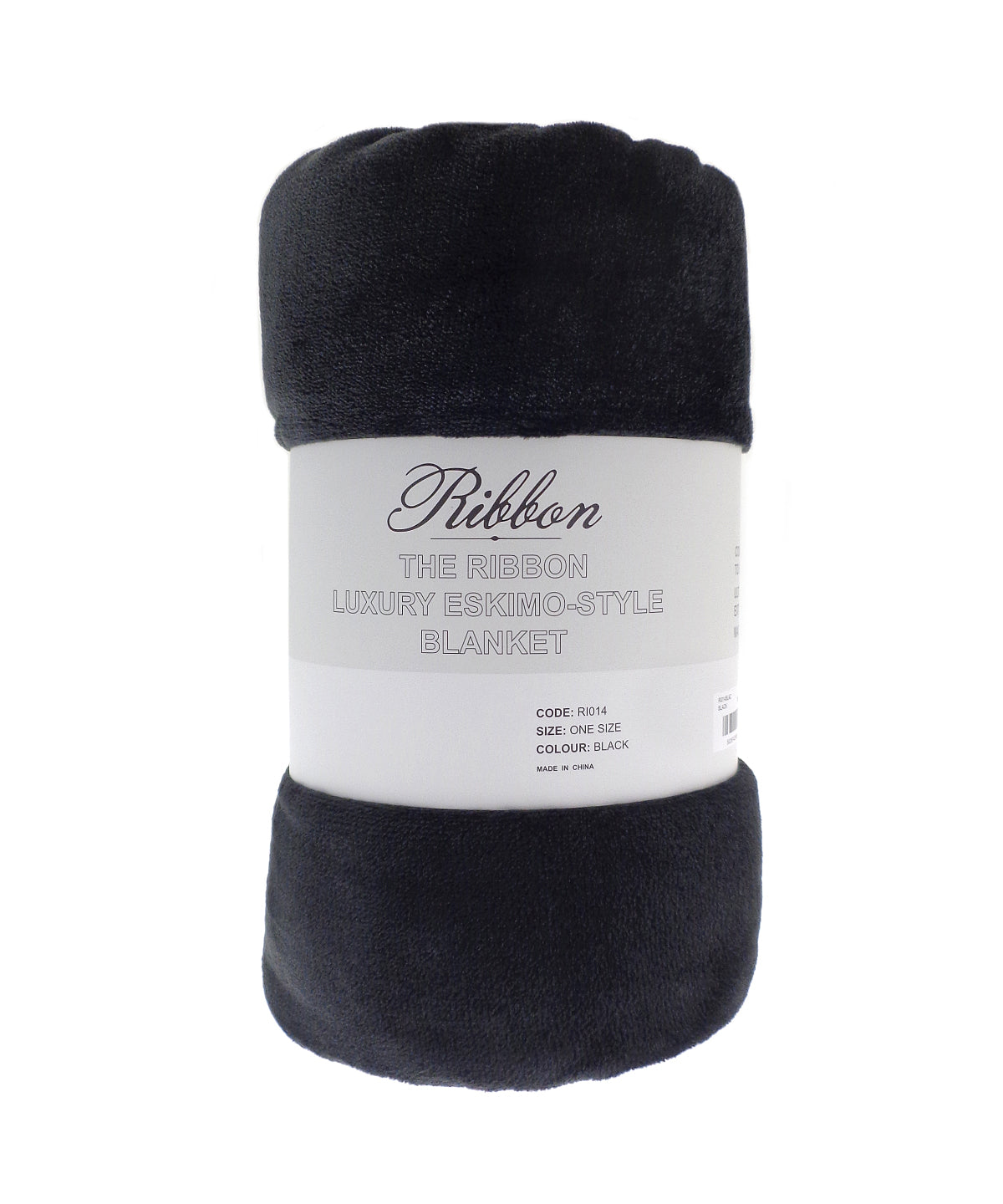 Blankets - Eskimo-stil Filt Black One Size