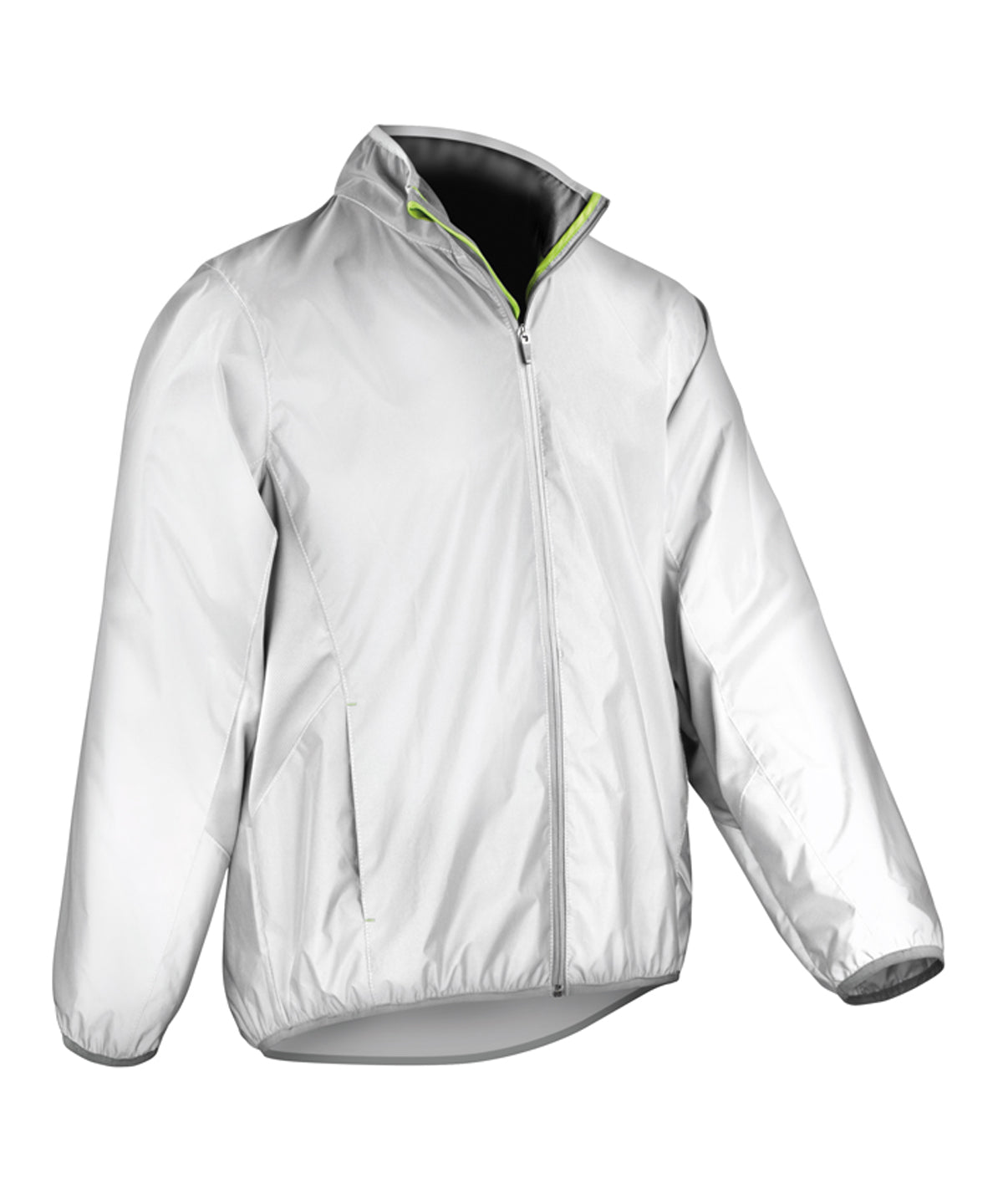 Jackets - Lyxig Reflekterande Sportjacka Neon White