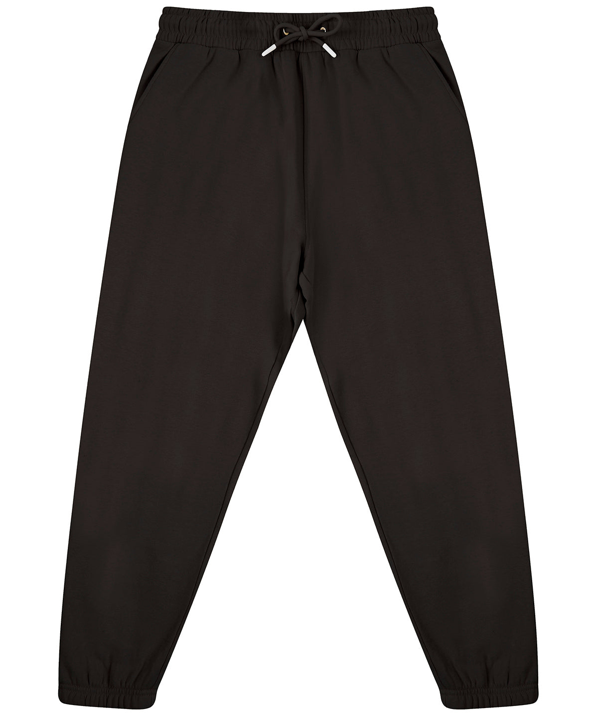 Sweatpants - Unisex hållbara modejoggers med muddar Black