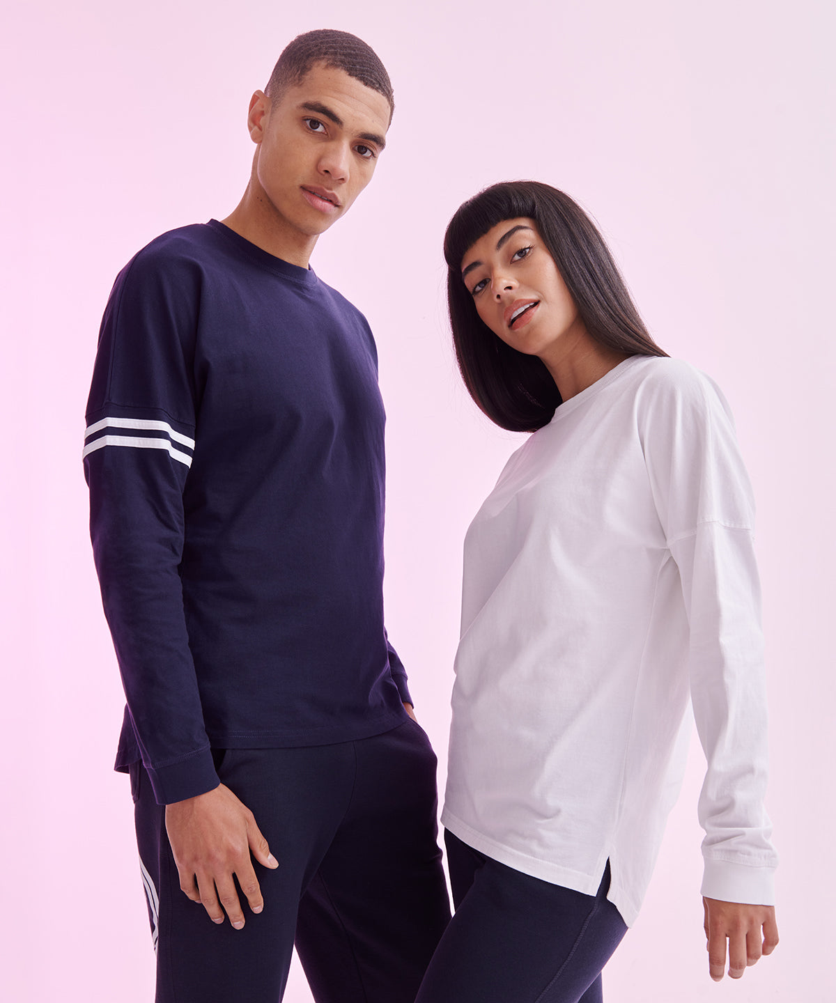 T-Shirts - Unisex Drop Shoulder Slogan Top