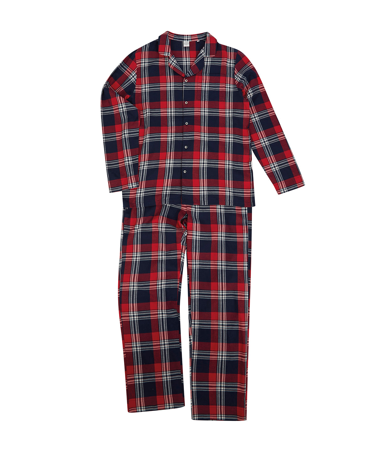 Pyjamas - Rutigt Lounge-Set för Herrar Red Navy Check