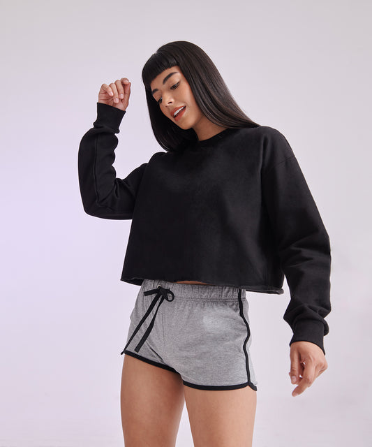 Sweatshirts - Cropped Slounge Sweat för Damer