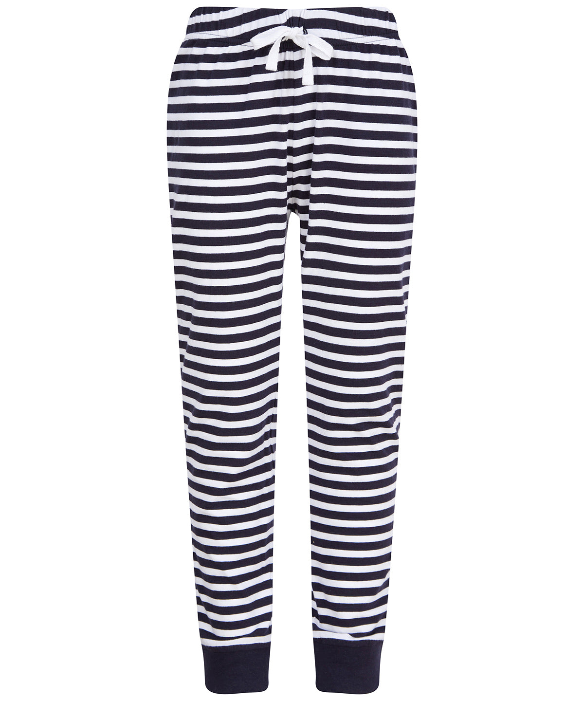 Loungewear Bottoms - Bekväma och Trendiga Loungebyxor för Barn Navy White Stripes