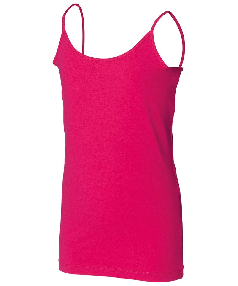 Vests - Spaghetti Linne för Barn Fuchsia