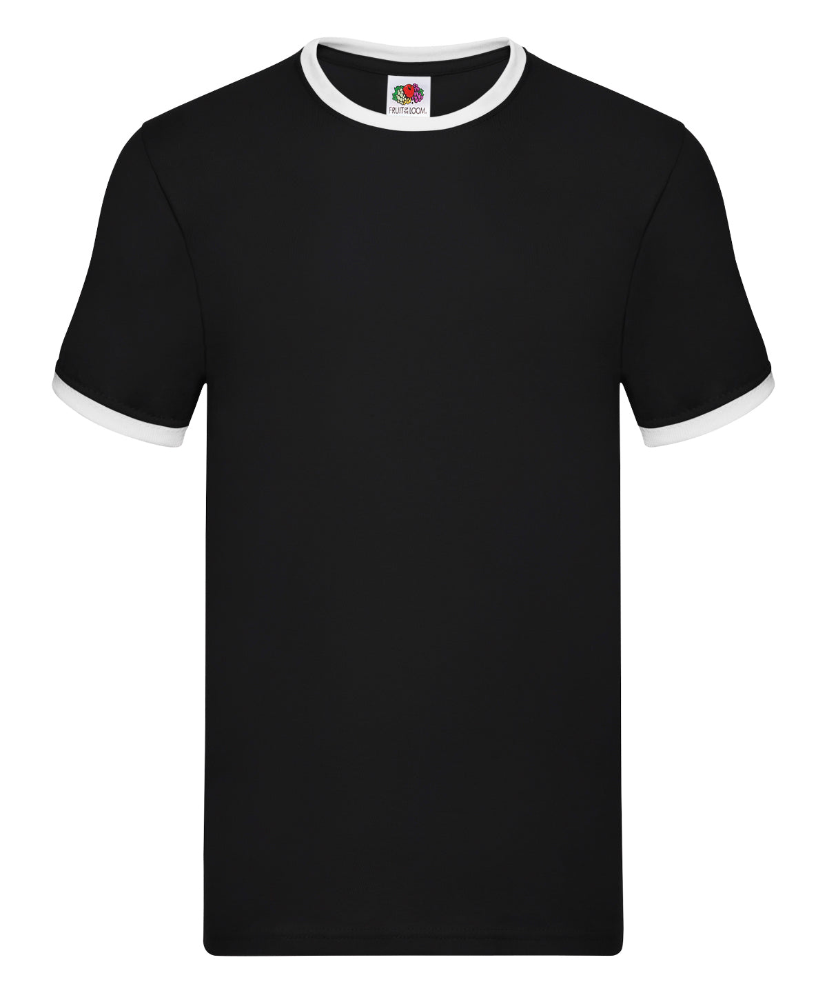 T-Shirts - Ringer T-shirt Black White