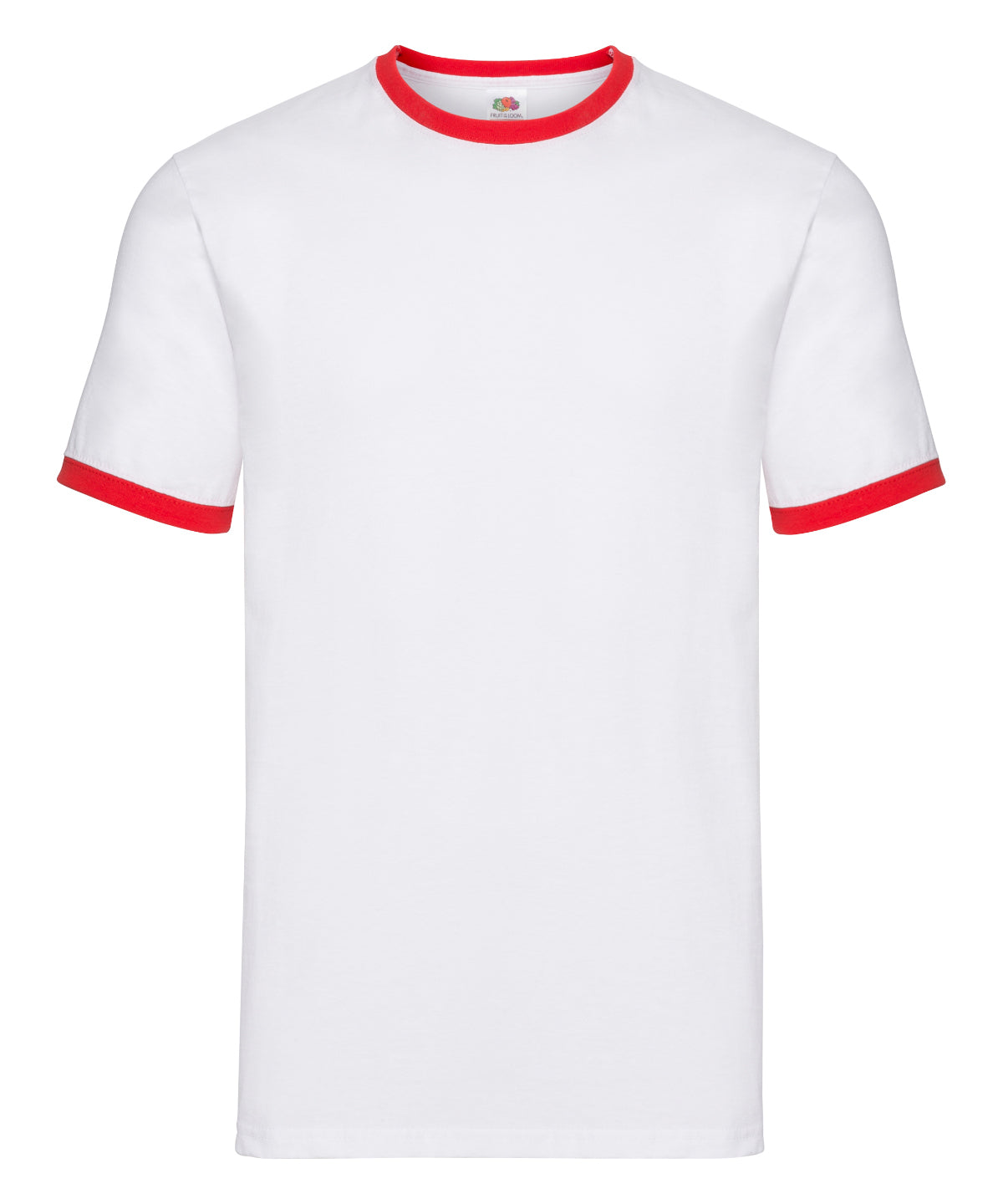 T-Shirts - Ringer T-shirt White Red