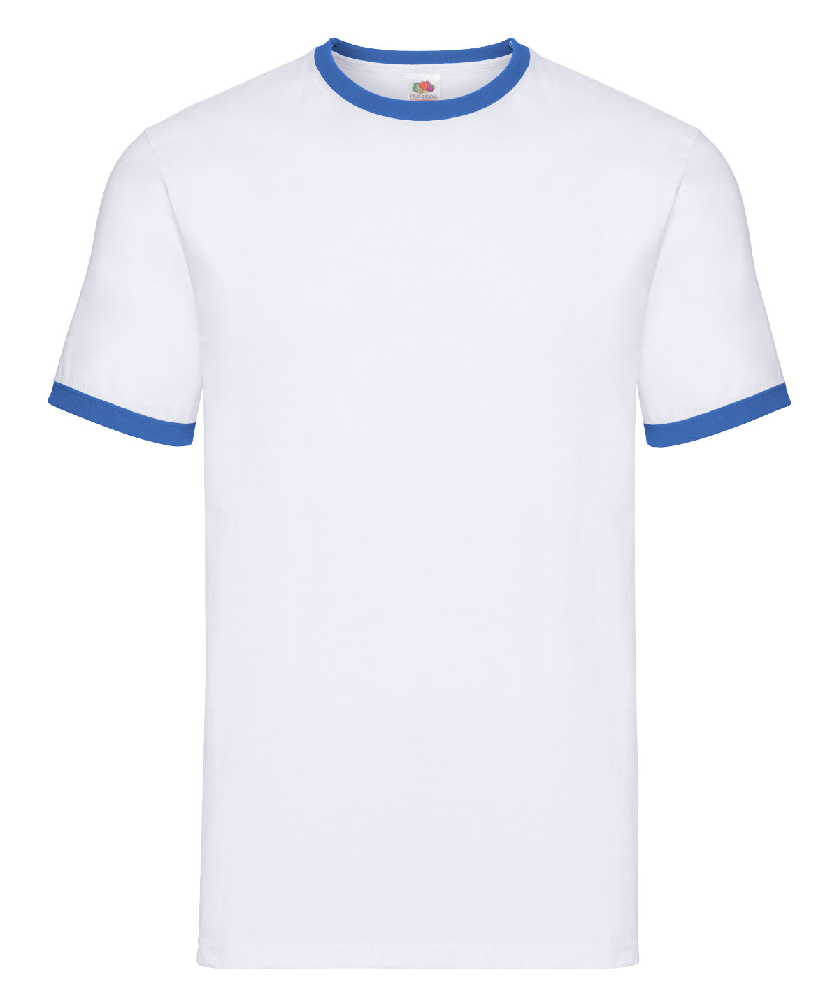 T-Shirts - Ringer T-shirt White Royal Blue