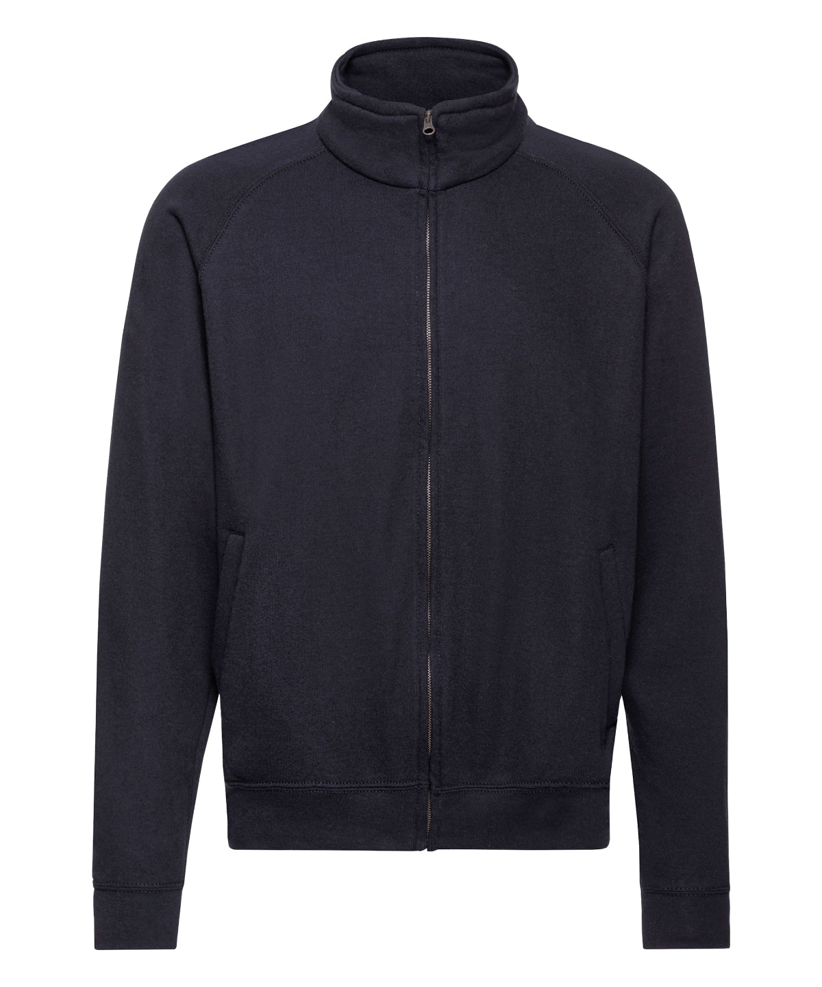 Sweatshirts - Klassisk 80/20 Sweatshirtjacka med Dragkedja Deep Navy