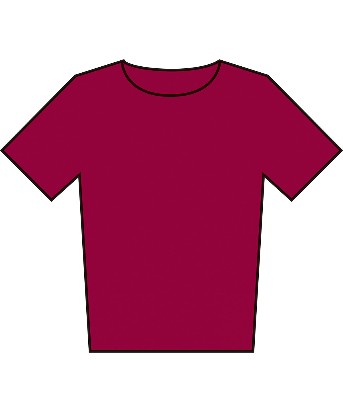 T-Shirts - Kids Iconic 195 T Cranberry