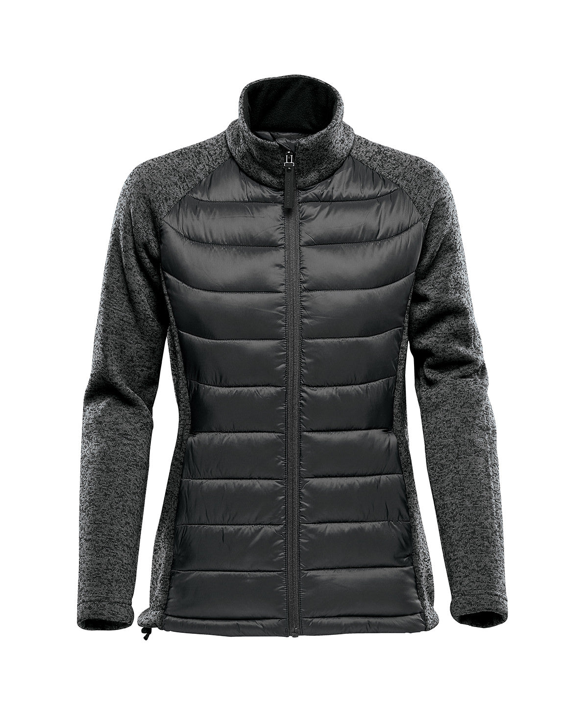 Jackets - Dam Narvik Hybridjacka Black Dolphin Heather