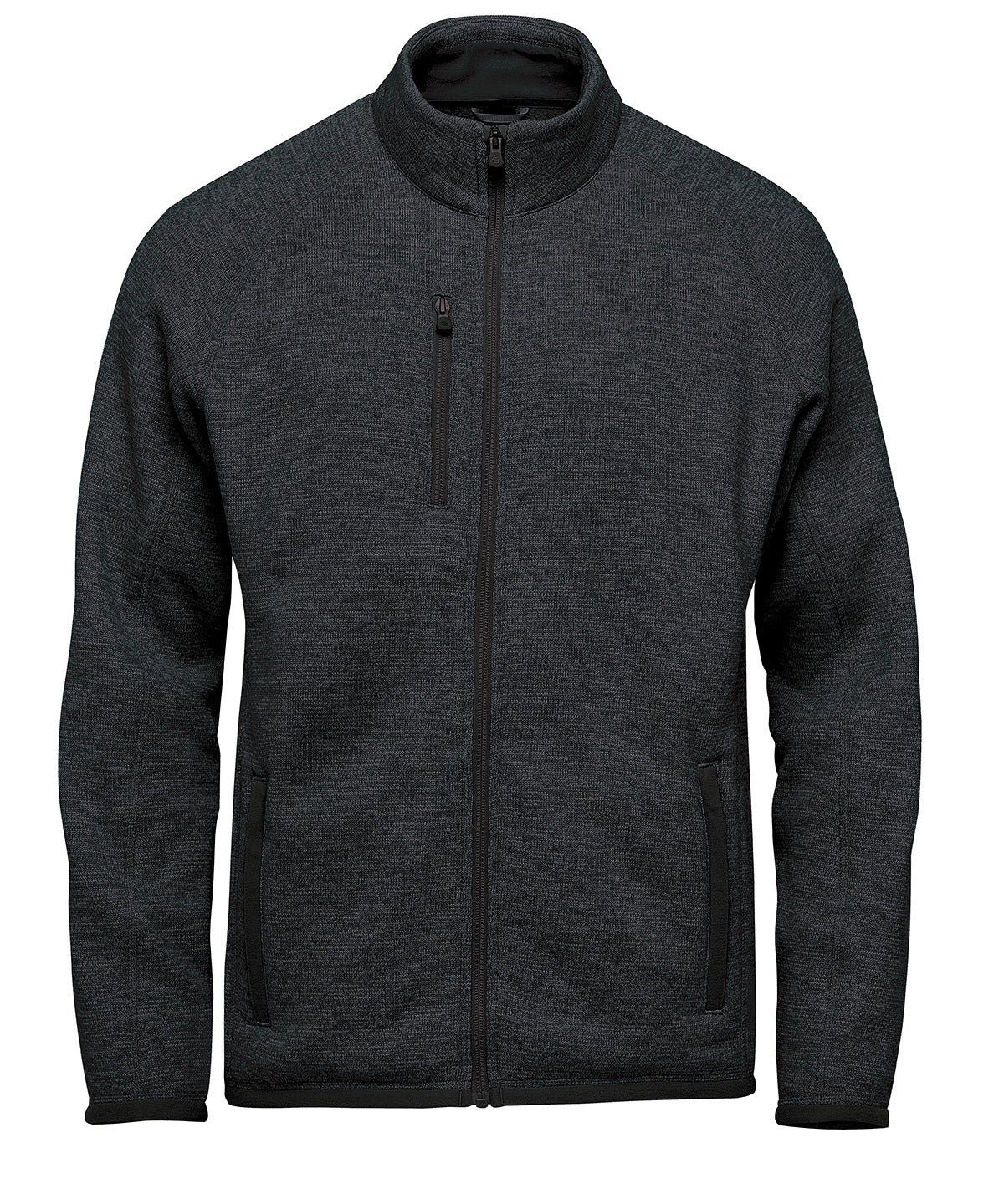 Fleece - Avalante helzip fleecejacka Black Heather