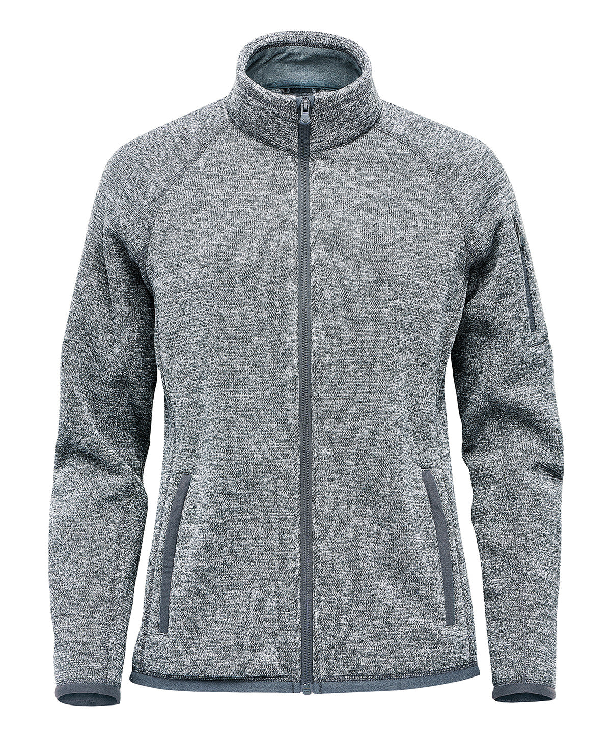 Fleece - Avalante helzip fleecejacka för damer Granite Heather