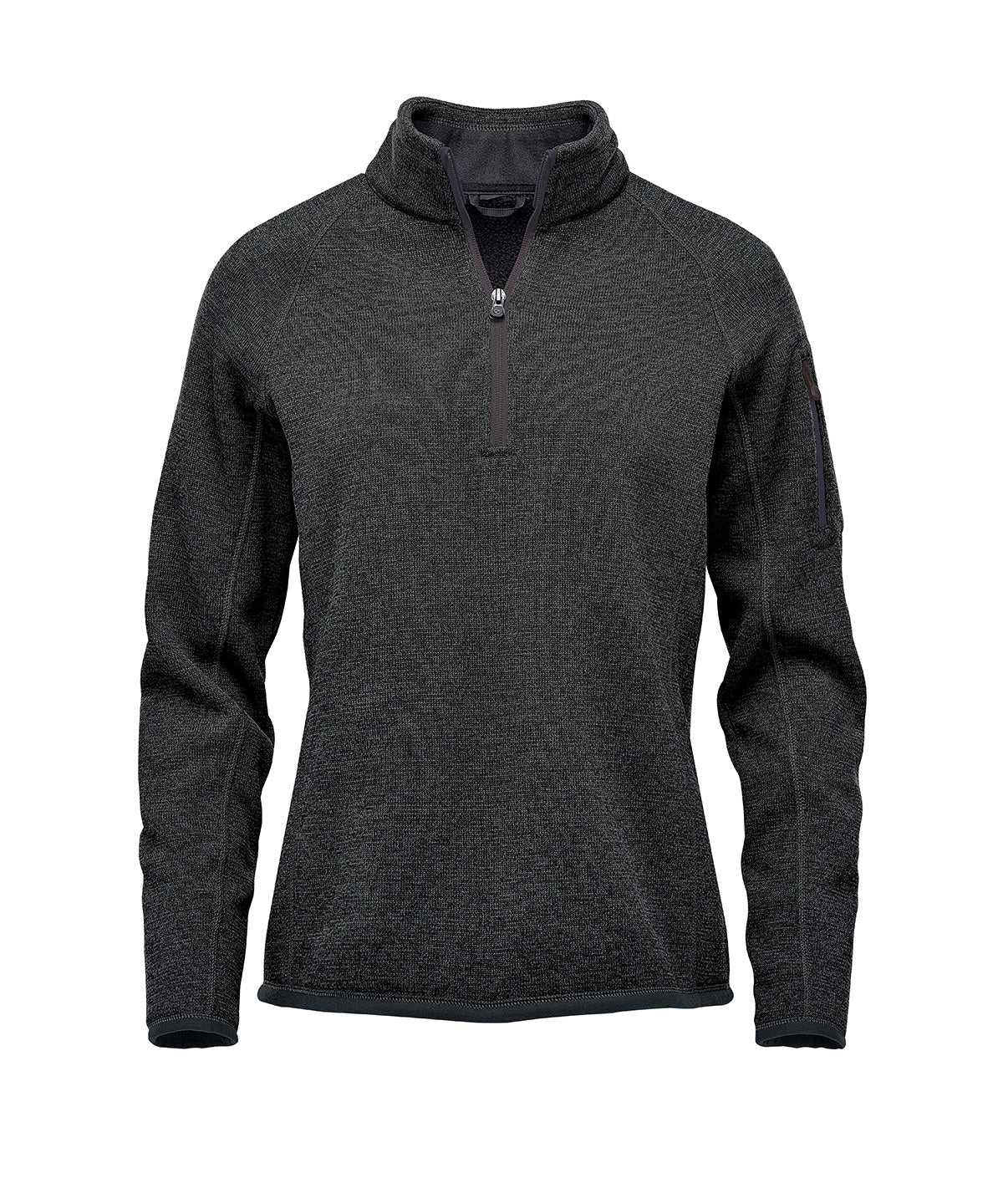 Fleece - Avalante Zip-Fleece för Damer Black Heather