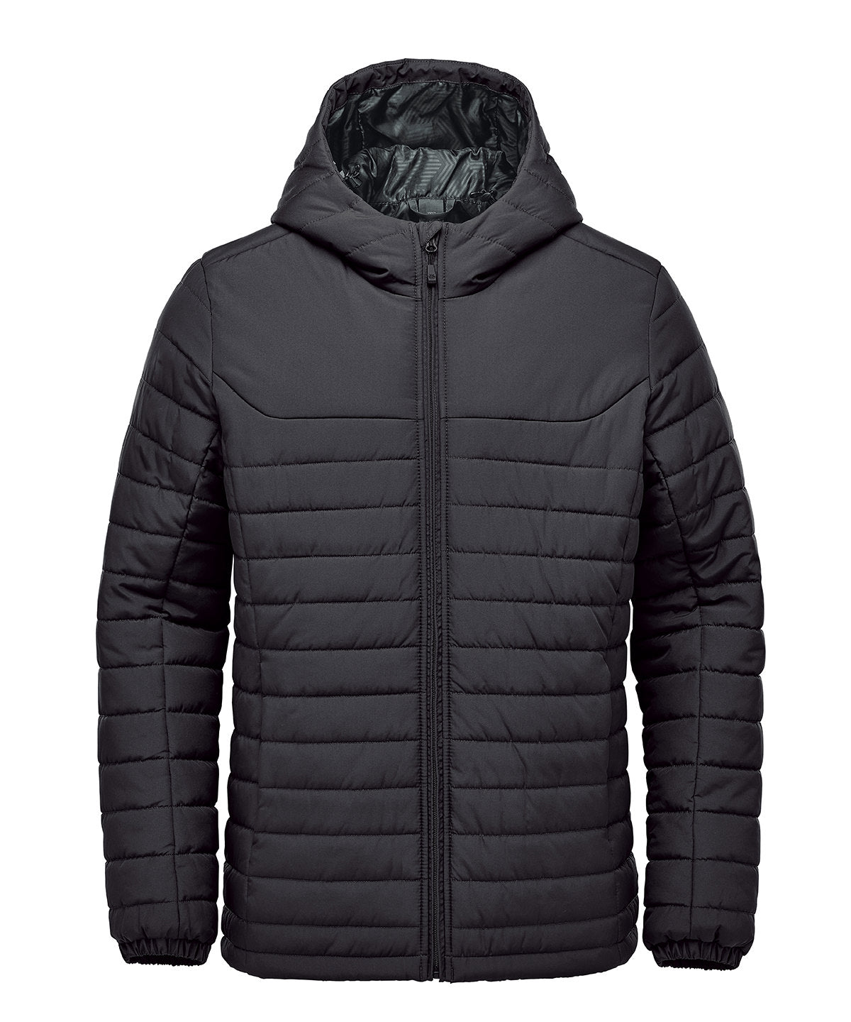 Jackets - Nautilus vadderad hoodiejacka Black