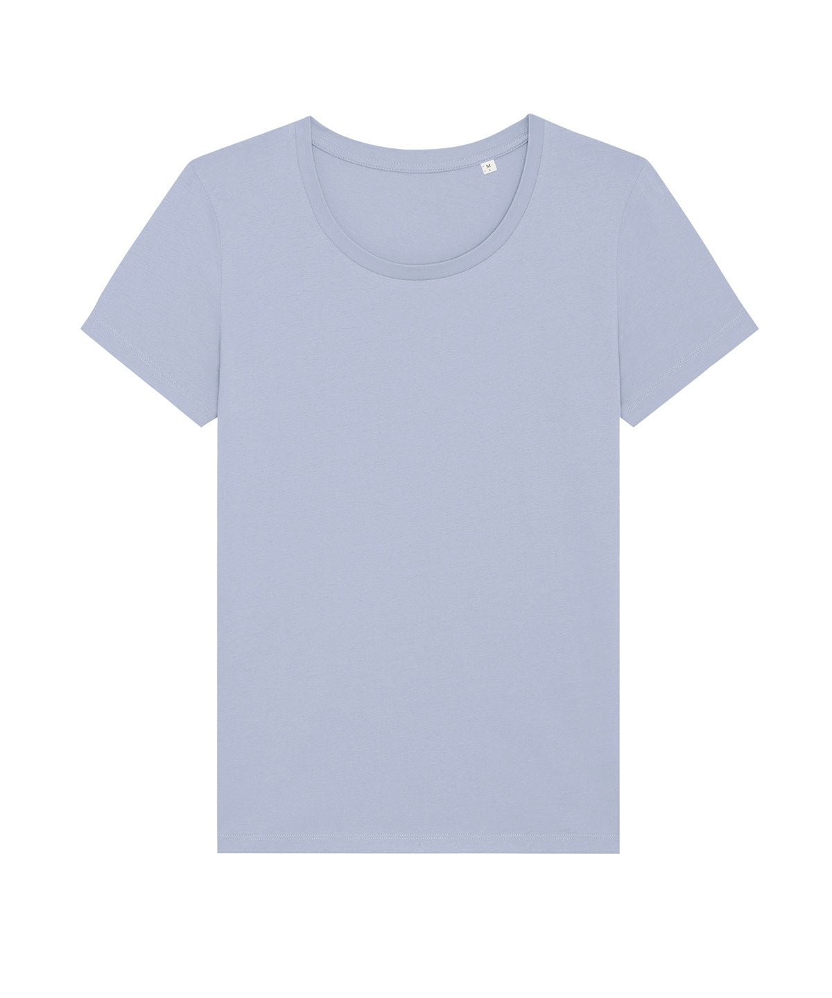 T-Shirts - Ikonisk Dam T-shirt i Ekologisk Bomull Serene Blue XS