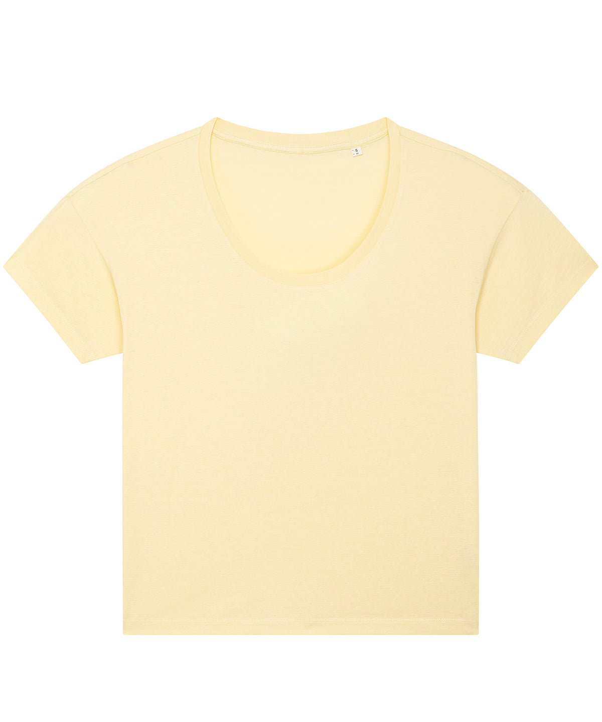 T-Shirts - Dam Stella Chiller T-shirt med Avslappnad Passform Butter