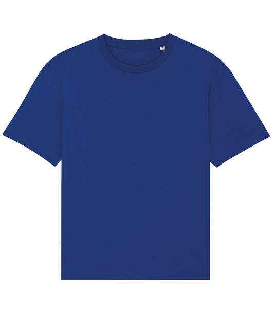 T-Shirts - Unisex Avslappnad T-shirt i Ekologisk Bomull Worker Blue